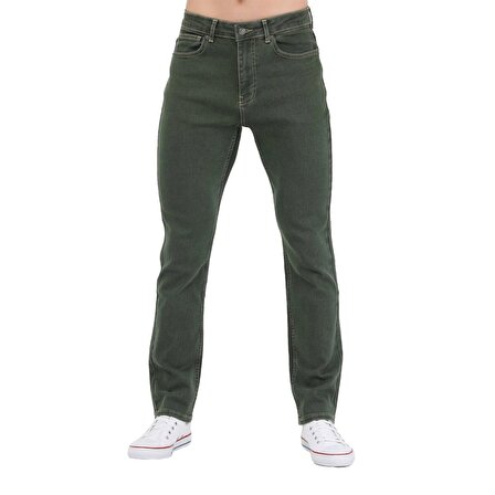 Regular Fit Jean Martin Yüksek Bel Standart Kesim Esnek Kot Pantolon C336