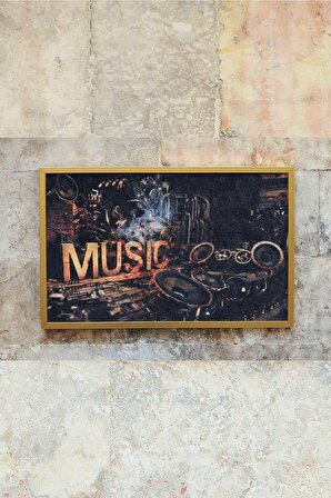 Music Is Life Özel Tasarım MetaFrame Tablo