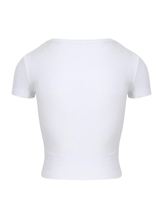 Kaşkorse Basic T-Shirt - Beyaz