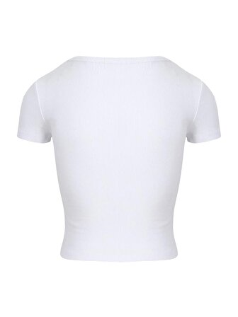 Kaşkorse Basic T-Shirt - Beyaz