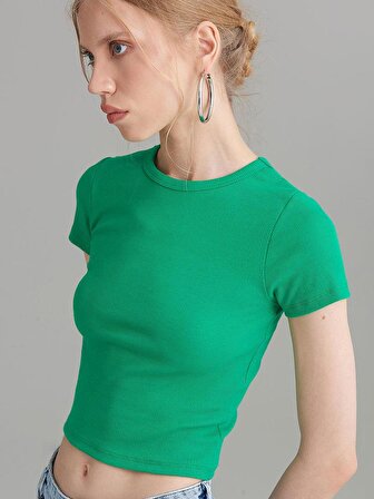 Kaşkorse Basic T-Shirt - Yeşil