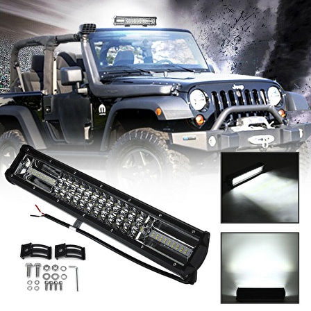 180w 60 Combo Led Delici&Yayıcı Off Road Lambası Projektör 31cm