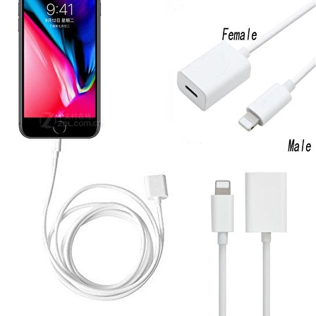 Apple iPhone Uyumlu Lightning Uzatma Kablosu 1 Metre