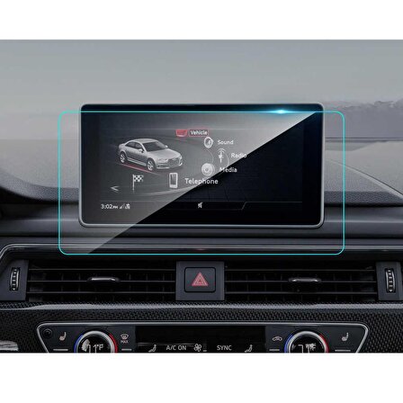 Audi Q5 Quattro Design 2018-2020 Navigasyon Temperli Ekran Koruyucu