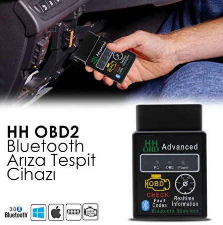 HH OBD2 Advanced ELM 327 Arıza Tespit Cihazı Arıza Okuma 