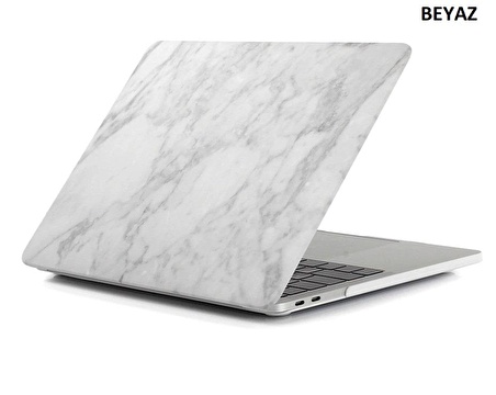 MacBook Air 13 13.3 A1466 Mermer Desenli Kılıf Kapak