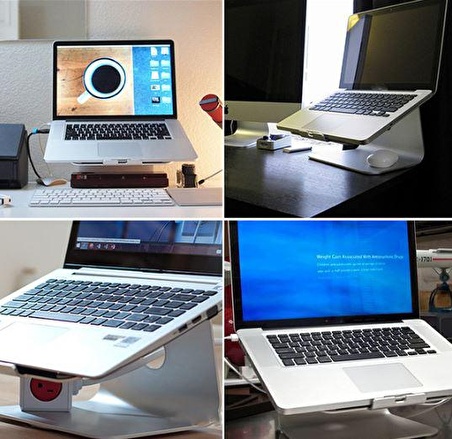 Macbook Air Pro Laptop Notebook Tablet Stand Masaüstü Dock Tutucu