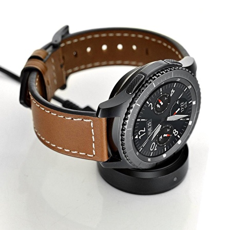 Samsung Gear S3 Frontier Gear S2 Wireless Kablosuz Şarj Cihazı 