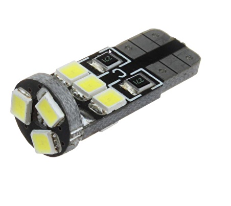 T10 2835 Park Led Ampülü 9 Ledli Canbus Beyaz