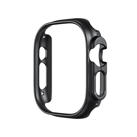 Apple Watch Ultra 49mm Uyumlu Rubber Sert Plastik Kılıf Kapak
