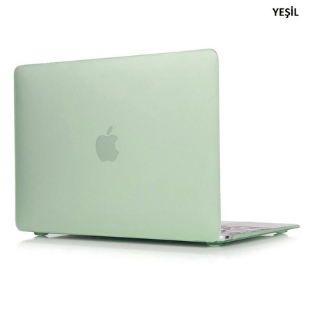 MacBook Air M2 13.6 A2681 2022 Cream Kılıf Kapak Ultra İnce Koruma