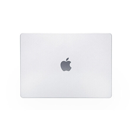 MacBook Air M1 A2337 A2179 A1932 Karbon Fiber Görünümlü Kılıf Kapak Koruma