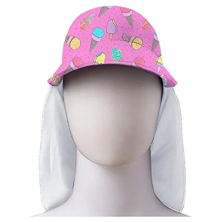 SlipStop Glace Sun Hat Pembe Çocuk Şapka