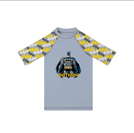 SlipStop Dark Bat T-Shirt Gri Çocuk Tshirt