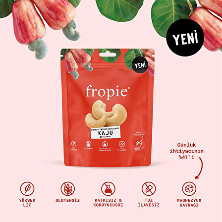 Fropie Yağsız Fırında Kavrulmuş Zarsız Kaju 75 gr