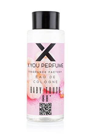 X You Perfume Bebek Pudrası 80 Derece Cam Şişe 250 ml Kolonya