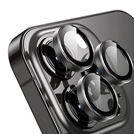 NovStrap iPhone 14 Pro Max - iPhone 14 Pro Uyumlu Kamera Lens Koruyucu Kılıf Apple iPhone 14 Pro Max