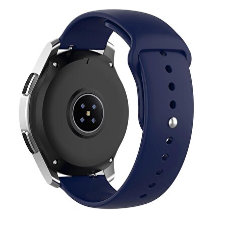 NovStrap Samsung Galaxy Watch 5 Pro 45mm / Watch 5 40-44mm Uyumlu Kordon (20 Mm) Silikon Kayış