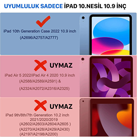 Apple İpad 10. Nesil 10.9 2022 Uyumlu Paper Like Ekran Koruyucu Kağıt Hissi A2696 A2557 A2777