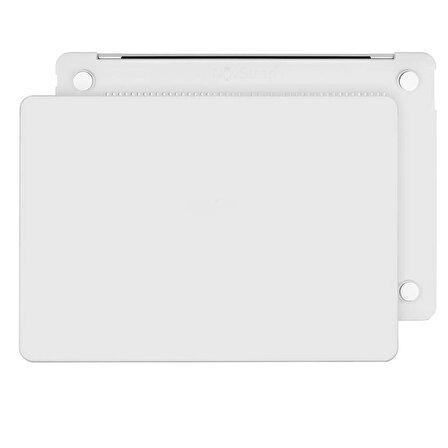 NovStrap Apple MacBook Pro 16 inç M1 M2 A2485 A2780 ile Uyumlu Kılıf Sert Rubber Mat Buzlu Kapak