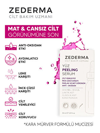 Kara Mürverli Yüz Peeling Serum