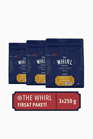 The Whirl Espresso Tanned 429°F Çekilmiş Kahve 3'lü Fırsat Paketi