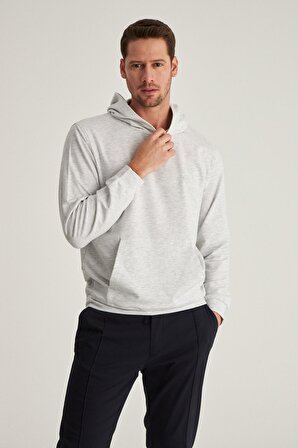 Ds Damat Relaxed Fit Gri Sweatshirt 8HCE2ORT01001 8HCE2ORT01001