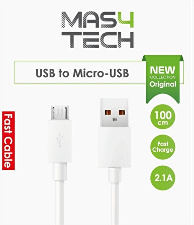 USB 2.0 To Micro USB Hızlı Şarj Ve Data Kablo (1 Metre , Orijinal )