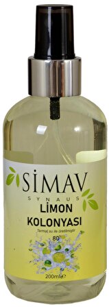 SİMAV Termal Sulu Limon Kolonyası Spreyli - 200 ml