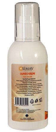 SİMAV Termal Sulu Güneş Kremi - 150 ml