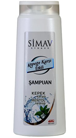 SİMAV Termal Sulu Kepeğe Karşı Etkili Mentollü Şampuan - 500 ml