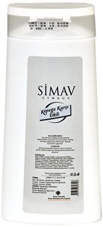 SİMAV Termal Sulu Kepeğe Karşı Etkili Mentollü Şampuan - 250 ml