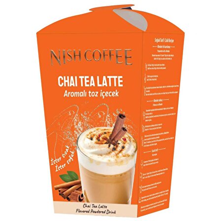 Nish Chai Tea Latte, Çikolata Aromalı Toz İçecek 2’li Set (2X250 Gr)