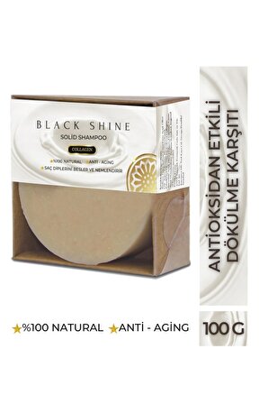 Black Shine BS Saç Dökülmelerine Karşı Kolajen Katkılı Katı Şampuan