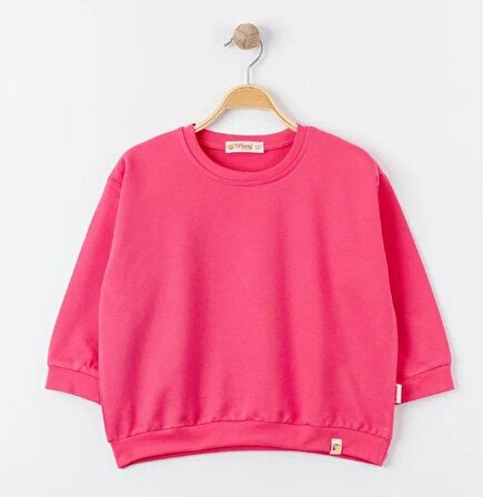Tiffany Sweatshirt Oversize Theme Fuşya