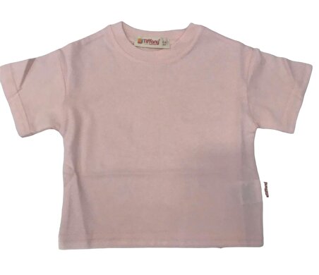 Tiffany T-Shirt Basic Süprem Pudra