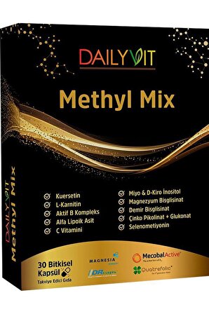 Dailyvit Methyl Mix 30 Bitkisel Kapsül