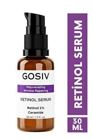 Onarıcı Retinol (A Vitamini)  Gece Serumu (Retinol 1% + Ceramide)