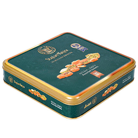 Al Sultan Sweets Karışık Baklava - Metal Kutuda 6lı Lezzet Koleksiyonu 1000gr