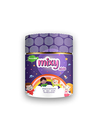 Mixy Kids Bal Polen Zencefil Bağışıklık Destekleyici Kara Mürver Bitkisel Karışım Şekersiz 230gr