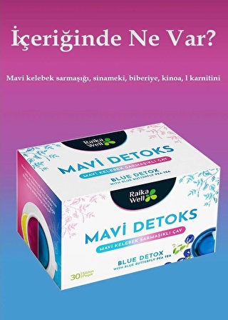 mavi kelebek sarmaşığı detoks çayı