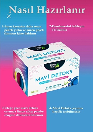 mavi kelebek sarmaşığı detoks çayı