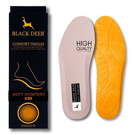 Hyper Boost Technology X30 Soft Comfort Beyaz-Turuncu Ortopedik Tabanlık