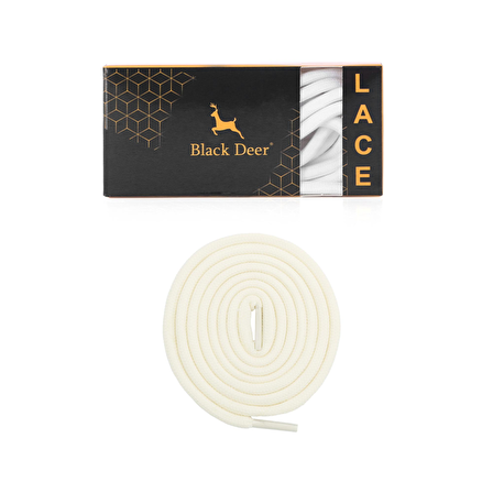Black Deer Shoelace Beyaz Spor Ayakkabı Bağcık