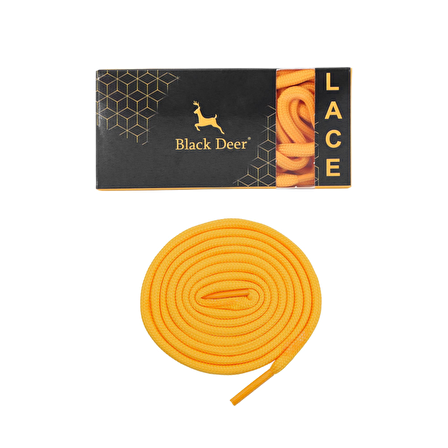 Black Deer Shoelace Turuncu Spor Ayakkabı Bağcık