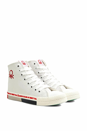 BENETTON BN-30730 BEYAZ UNİSEX UZUN CONVERSE