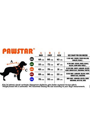 Pawstar Folia Büyük Köpek Gömleği - Köpek Kıyafeti (15 KG-45 KG) 5XLarge