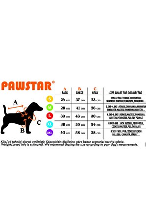 Pawstar Kedi Köpek Tişörtü - Kedi Köpek Kıyafeti Small