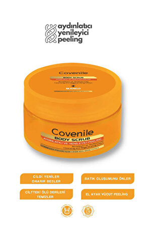 Covenile Vücut Peeling Besleyici, Arındırıcı Ve Onarıcı El, Ayak Ve Vücut Peelingi Mango 250 Ml mango