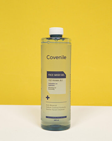 Covenile Yüz Temizleme Jeli Akne Ve Siyah Nokta Karşıtı C Vitaminli Yüz Yıkama Jeli 400 ml